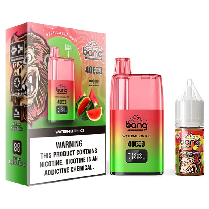 Bang 40000 Puffs 40K Digital Screen Disposable Vape Wholesale Refillable Oil