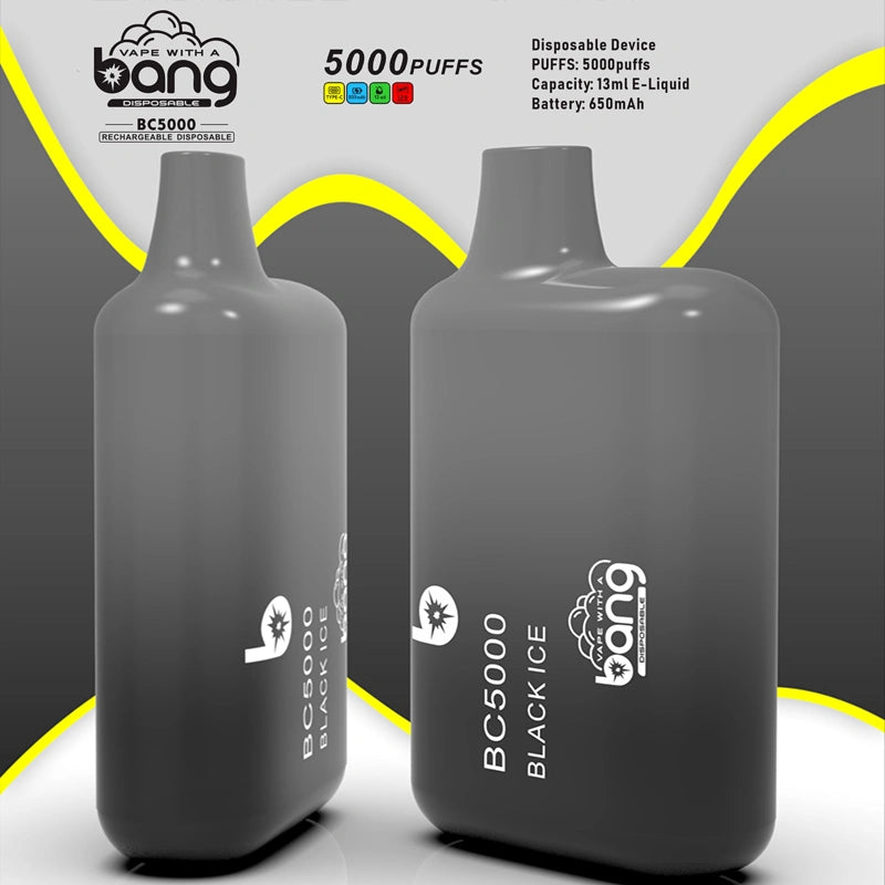 Bang BC 5000 Puffs 5K Vape Cigarette électronique jetable Wholesale