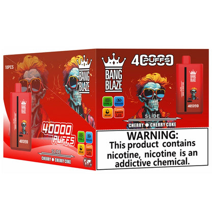 1PC Wholesale Bang Blaze 40000 Puffs Cheap 2 in 1 Disposable Vape 40K Double Flavors Shop Online 2PC 5PC