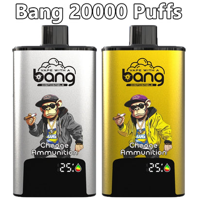 Bang 20000 Puffs 20k Change Ammuntion Disposable Vape Smart Screen Wholesale