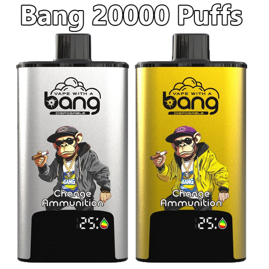 Bang 20000 Puffs 20k Change Ammuntion Disposable Vape Smart Screen Wholesale