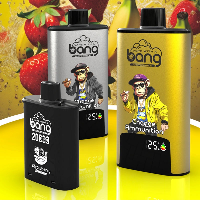 Bang 20000 Puffs 20k Change Ammuntion Disposable Vape Smart Screen Wholesale