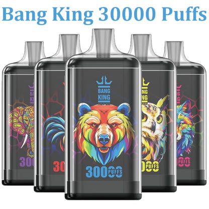 EU Warehouse 30000 Puffs Vape Fast Delivery Bang King Crystal Transparent Design Authentic Factory Cheap Price Tax Free