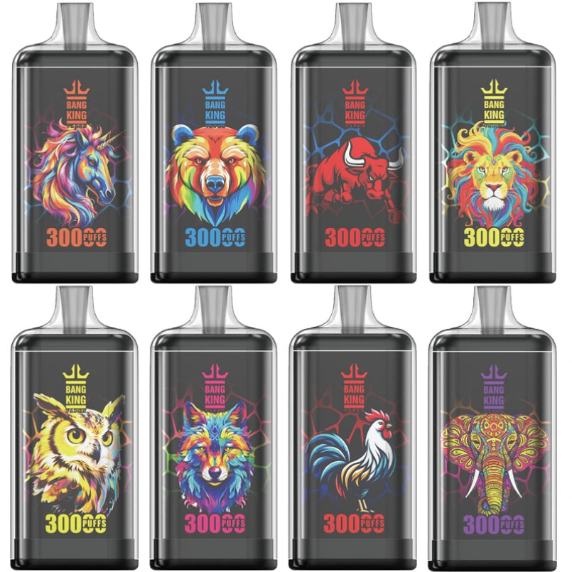 EU Warehouse 30000 Puffs Vape Fast Delivery Bang King Crystal Transparent Design Authentic Factory Cheap Price Tax Free