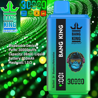 EU Warehouse Bang King 30000 Puffs 2 in 1 Dual Flavors 2025 Disposable Vape 30K Electronic Cigarette Wholesale