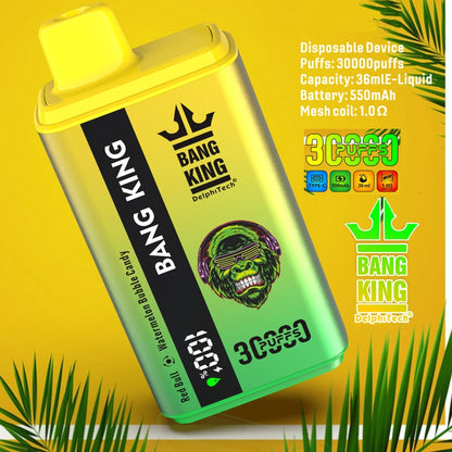 EU Warehouse Bang King 30000 Puffs 2 in 1 Dual Flavors 2025 Disposable Vape 30K Electronic Cigarette Wholesale