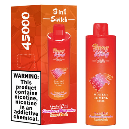 1pc 3 in 1 Bang King 45000 Puffs Cheap Disposable Vape Triple Flavors 45K Shop Online 2pc 5pc