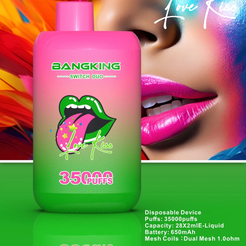 EU Warehouse 2 en 1 Bang King 35000 Puffs Duo Switch 35K Double Flavors 2025 Disposable Vape Shop Online