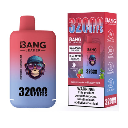 Bang Leader 32000 Puffs 32K Dual Flavors Vape jetable Wholesale