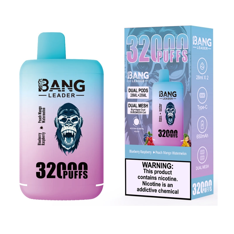 Bang Leader 32000 Puffs 32K Dual Flavors Vape jetable Wholesale