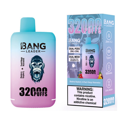 Bang Leader 32000 Puffs 32K Dual Flavors Vape jetable Wholesale