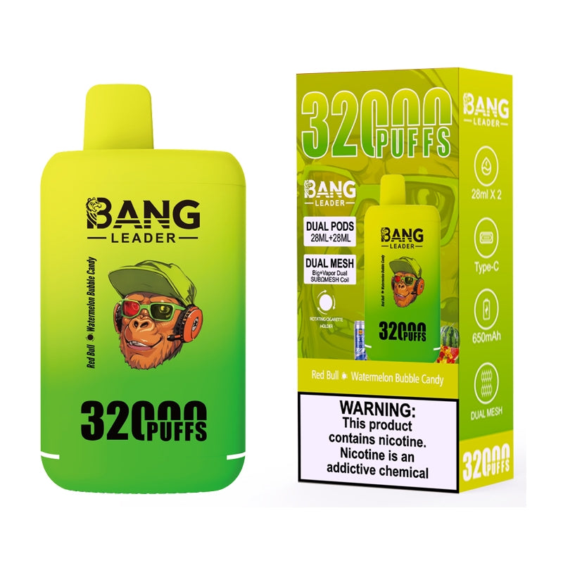 Bang Leader 32000 Puffs 32K Dual Flavors Vape jetable Wholesale