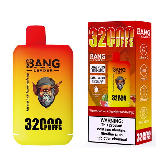 Bang Leader 32000 Puffs 32K Dual Flavors Vape jetable Wholesale