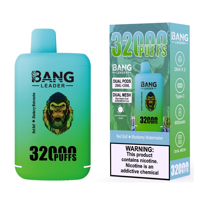 Bang Leader 32000 Puffs 32K Dual Flavors Vape jetable Wholesale