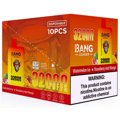 Bang Leader 32000 Puffs 32K Dual Flavors Vape jetable Wholesale