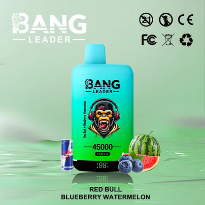 Bang Leader 45000 Puffs 45k  2 in 1 Disposable Vape Smart Screen Wholesale