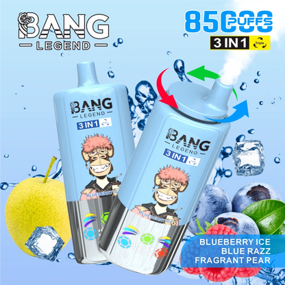Bang 85000 Puffs 85K Legend 3 in 1 Flavors Switching Wholesale Vape Shop Best Disposable E Cigarette