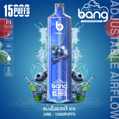Mini Vape Pen Bang King 15000 Puff Shisha Digital Screen Vape Liquid Crystal Bar 15000 Puffs Al Fahker Shisha-600mAh Battery, 15ml E-liquid, Multiple Nicotine 20 Flavors