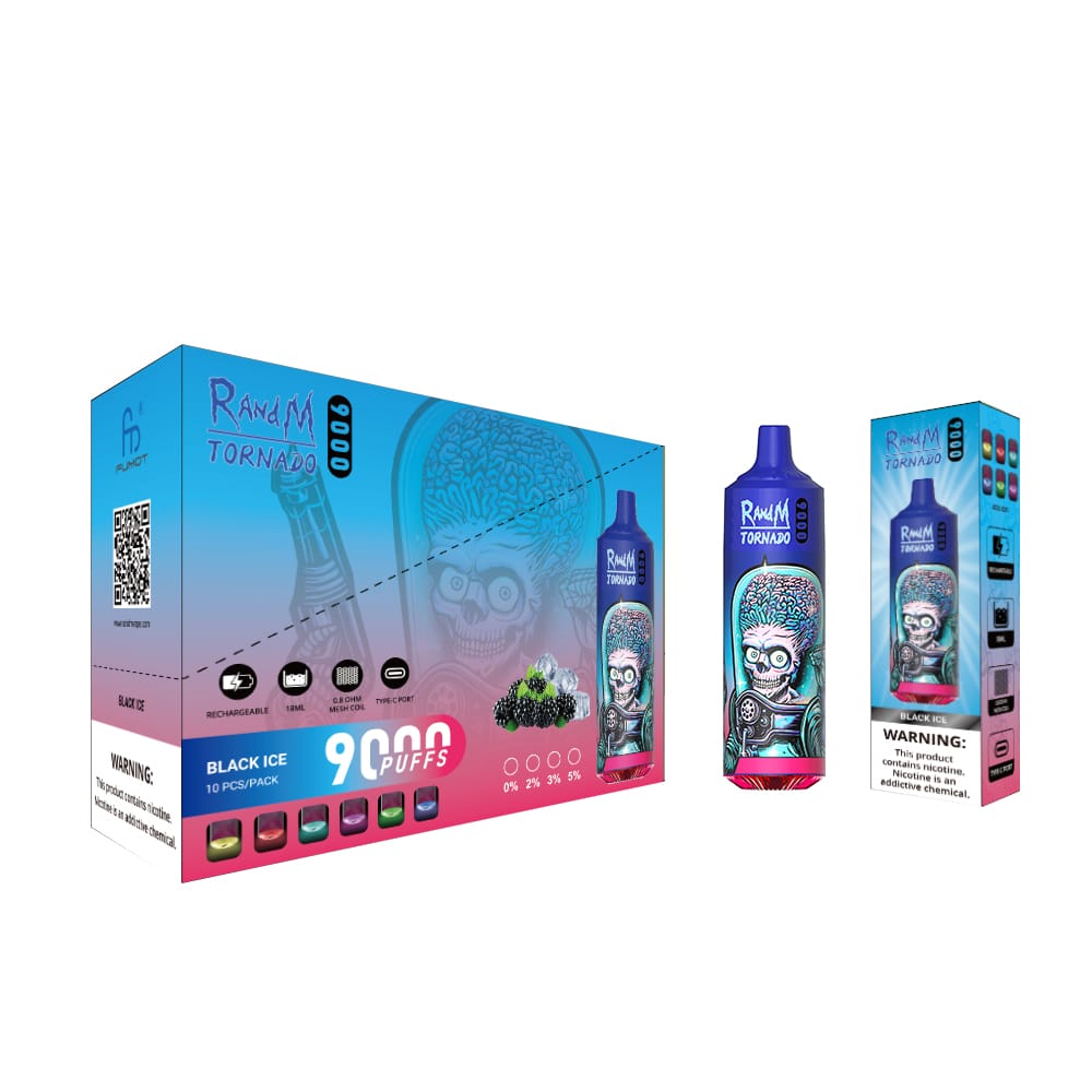 RAndM Tornado 9000 Puffs Disposable Vape (Box Of 10)