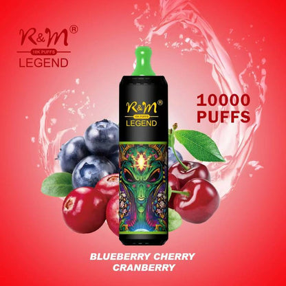 R&M Vape 10000K puffs  Disposable 20ML 850mah 19 Flavor Portable Stylish High-quality E-lectronic c igarette Vape E-liquid V aporizer Pod system Include Nicotine