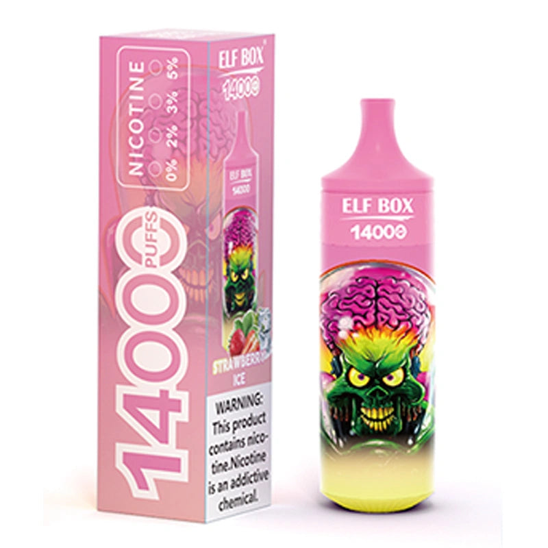 ELF BOX 14000 Puffs 14K Vape jetable RGB Light E Cigarettes Wholesale
