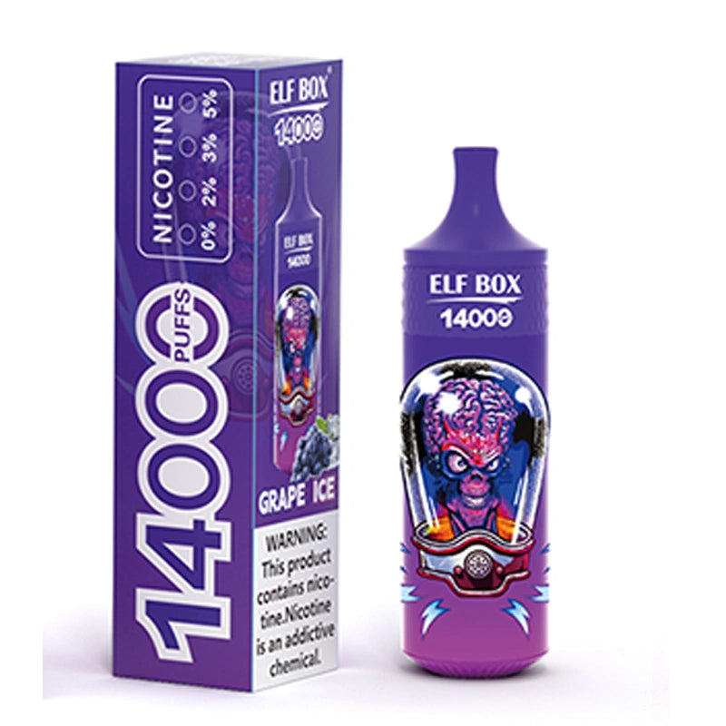 ELF BOX 14000 Puffs 14K Vape jetable RGB Light E Cigarettes Wholesale