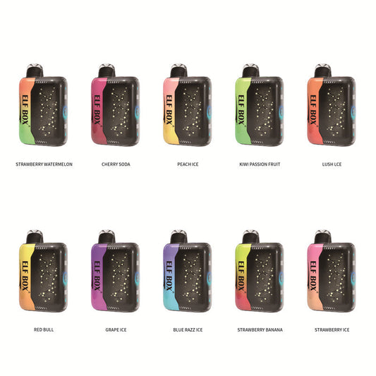 ELF BOX Pulse X 25000 Puffs - 18mL, 5% Nic Salt, Dual Mesh Coil
