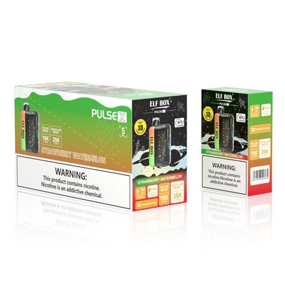 ELF BOX Pulse X 15000-25000 Bouffées 15K 25K Vape jetable 3D Curved Screen Cigarette électronique Wholesale