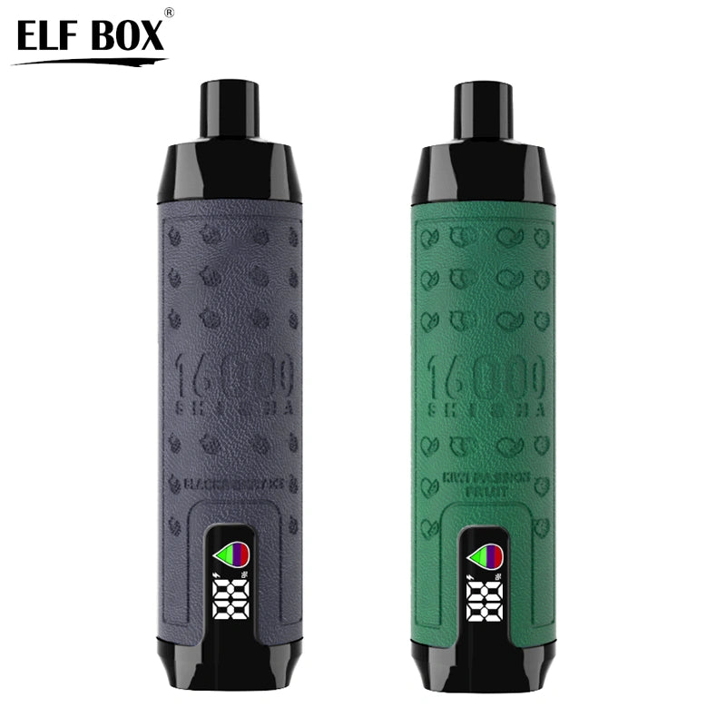 ELF BOX Shisha 16000 bouffées 16K Vape jetable Airflow réglable E Cigarettes