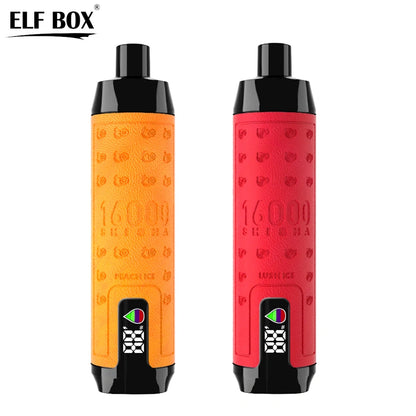 ELF BOX Shisha 16000 bouffées 16K Vape jetable Airflow réglable E Cigarettes