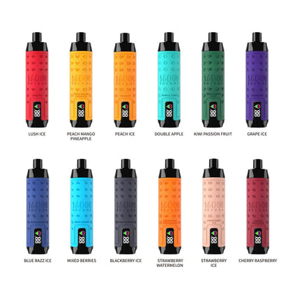 ELF BOX Shisha 16000 Puffs Disposable Vape – 28ml, Mesh Coil, Type-C Fast Charging