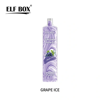 ELF BOX Shisha Hookah 15000 bouffées 15K Crystal jetable Vape E Cigarette Wholesale