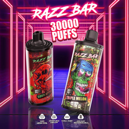 Razz Bar 30000 Puffs 30K Disposable Vape Electronic Cigarette Wholesale EU Warehouse