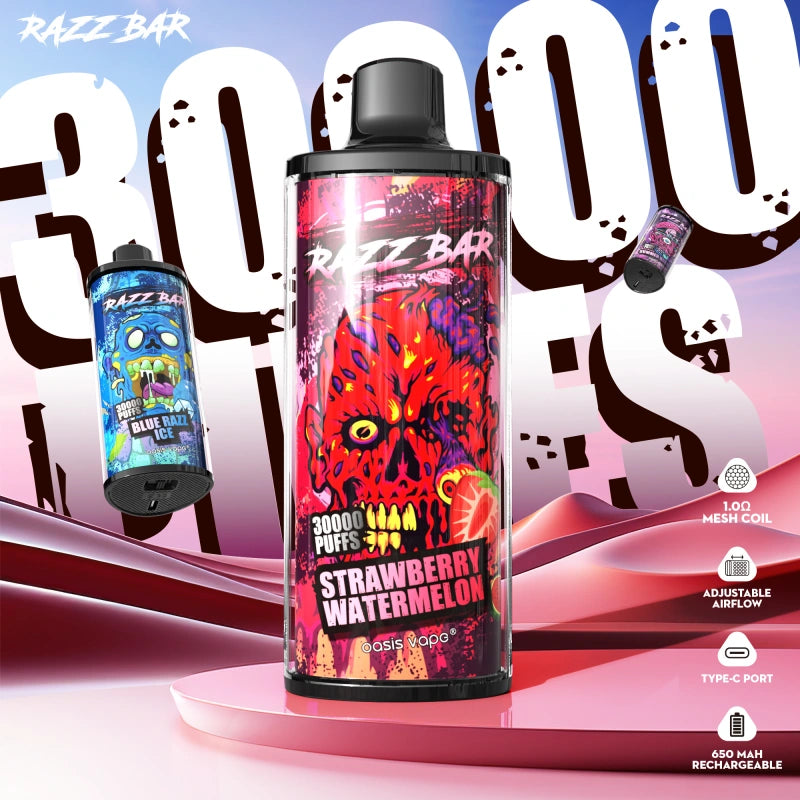 Razz Bar 30000 Puffs 30K Disposable Vape Electronic Cigarette Wholesale EU Warehouse