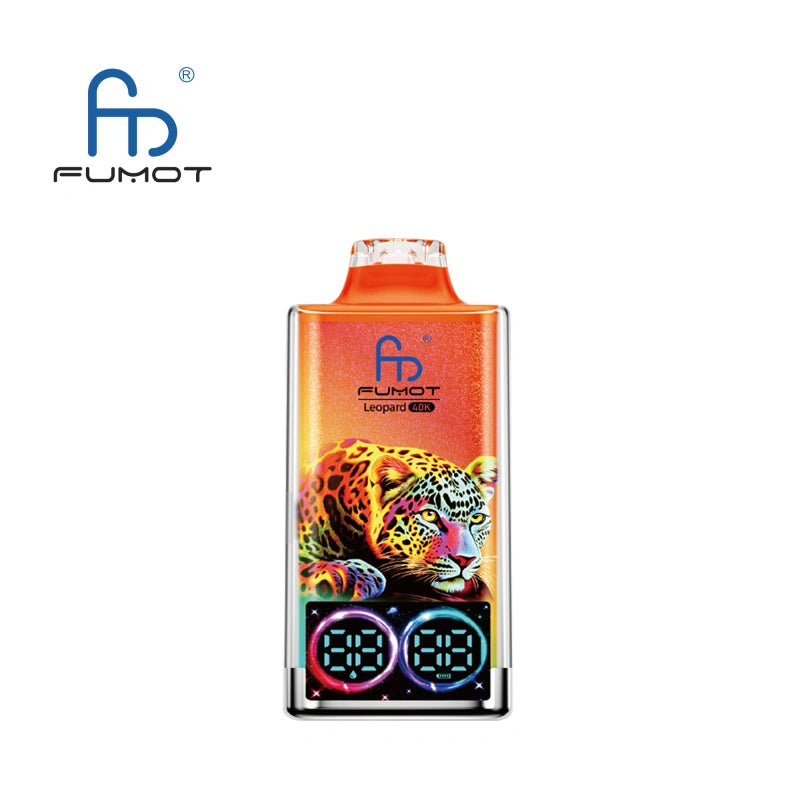 Fumot Leopard 40000 Puffs 40K Crystal Vape Disposable LED Screen Wholesale E Cigarette