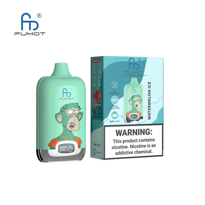 EU Warehouse Fumot Digital Box 12000 Puffs 12K Randm Tornado Smart Screen Disposable Vape Wholesale