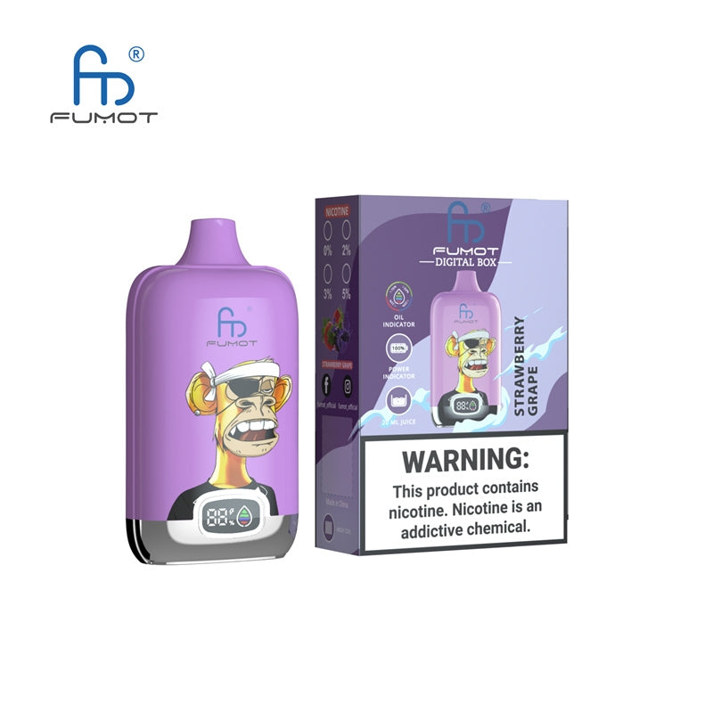 EU Warehouse Fumot Digital Box 12000 Puffs 12K Randm Tornado Smart Screen Disposable Vape Wholesale