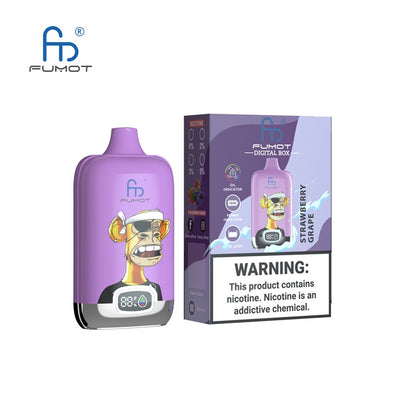 EU Warehouse Fumot Digital Box 12000 Puffs 12K Randm Tornado Smart Screen Disposable Vape Wholesale