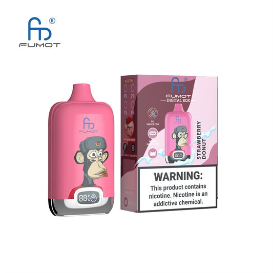 EU Warehouse Fumot Digital Box 12000 Puffs 12K Randm Tornado Smart Screen Disposable Vape Wholesale