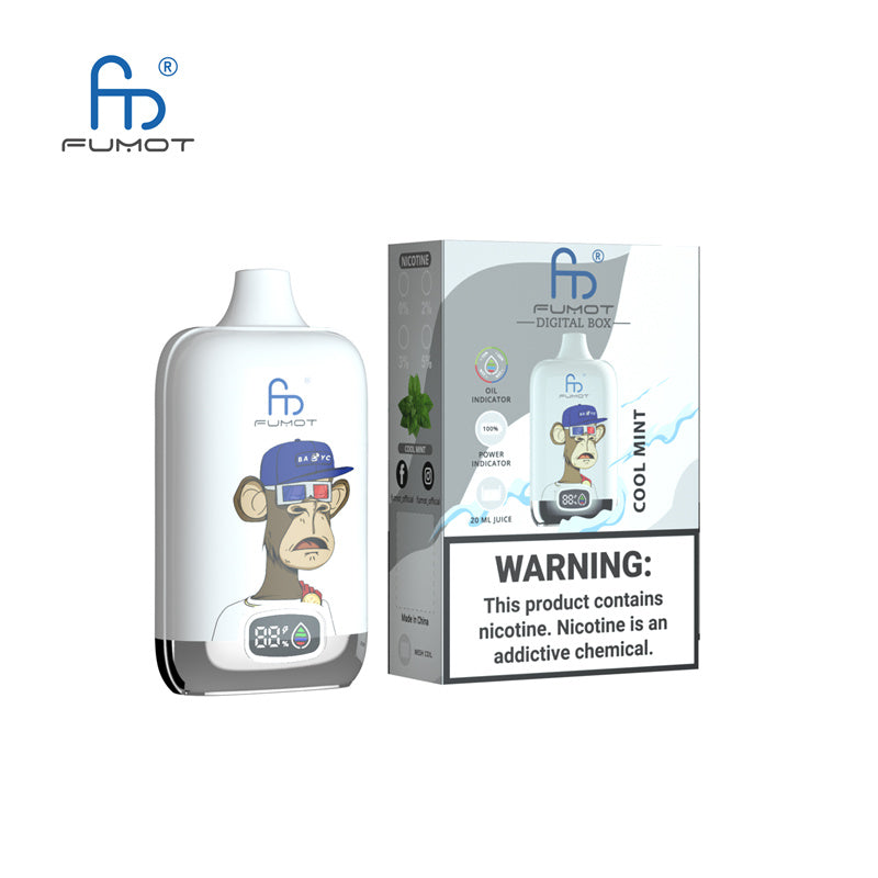 EU Warehouse Fumot Digital Box 12000 Puffs 12K Randm Tornado Smart Screen Disposable Vape Wholesale