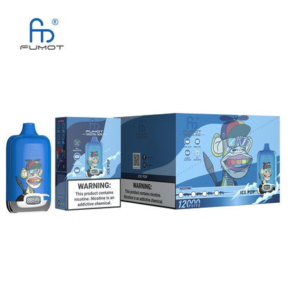 EU Warehouse Fumot Digital Box 12000 Puffs 12K Randm Tornado Smart Screen Disposable Vape Wholesale