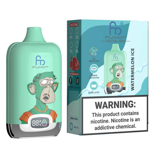 EU Warehouse Fumot Digital Box 12000 Puffs 12K Randm Tornado Smart Screen Disposable Vape Wholesale
