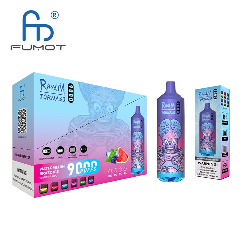 Fumot RandM Tornado 9000 Puffs 9K Disposable Vape Wholesale