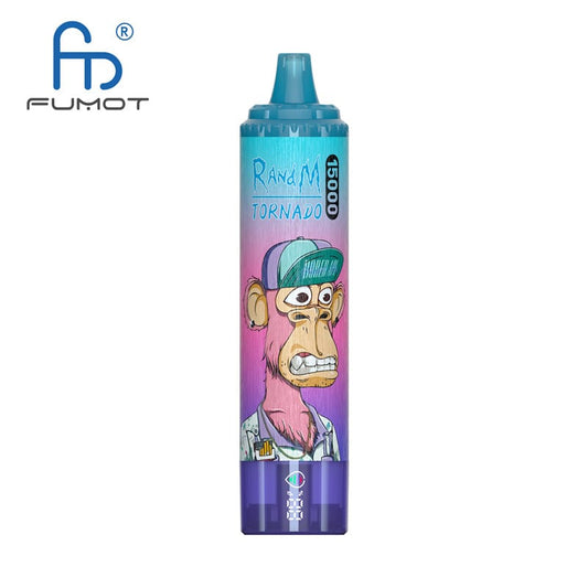 EU Warehouse Fumot Randm Tornado 15000 Puffs 15K LED Screen Disposable Vape Wholesale