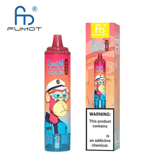 EU Warehouse Fumot Randm Tornado 15000 Puffs 15K LED Screen Disposable Vape Wholesale