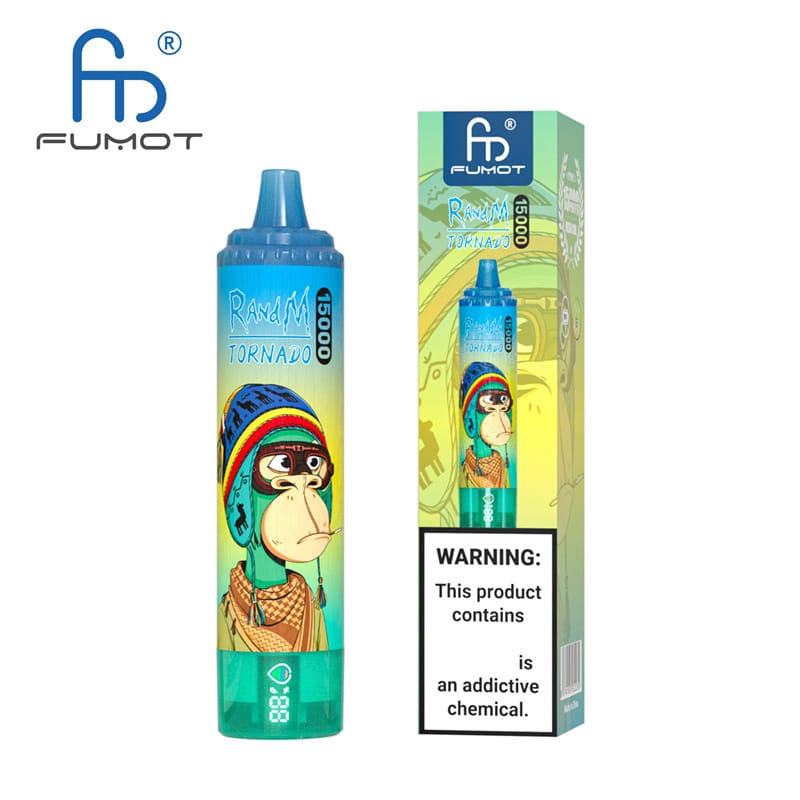 EU Warehouse Fumot Randm Tornado 15000 Puffs 15K LED Screen Disposable Vape Wholesale