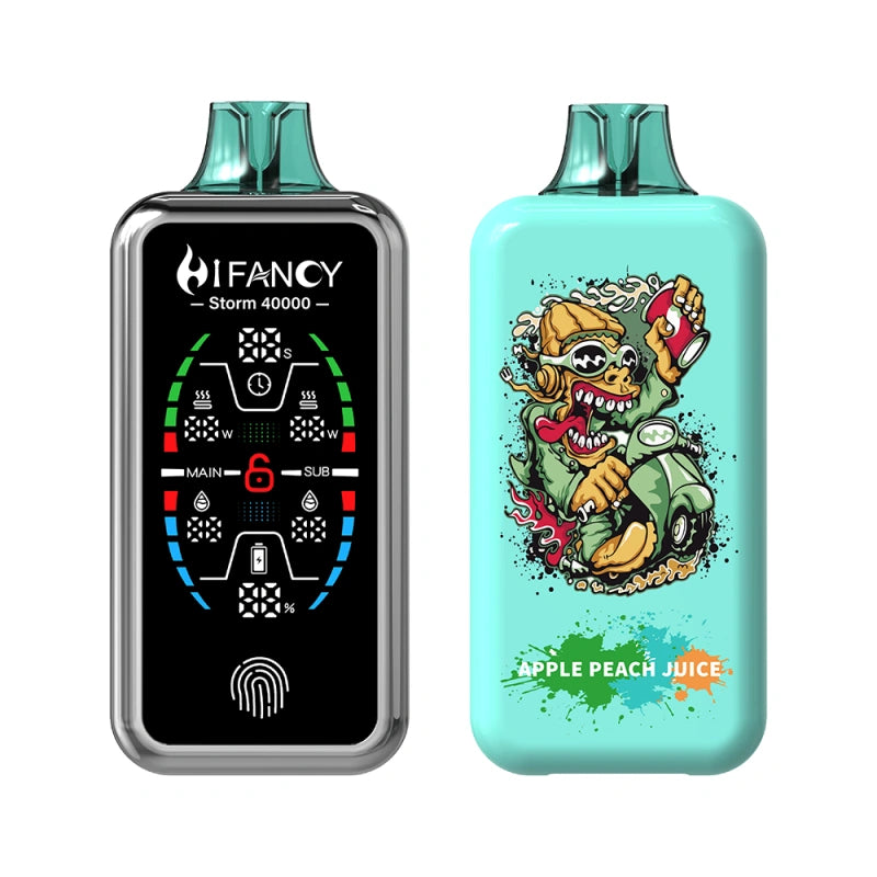Hifancy 40000 Puffs 40k Storm Disposable Vape Full Smart Screen EU Warehouse