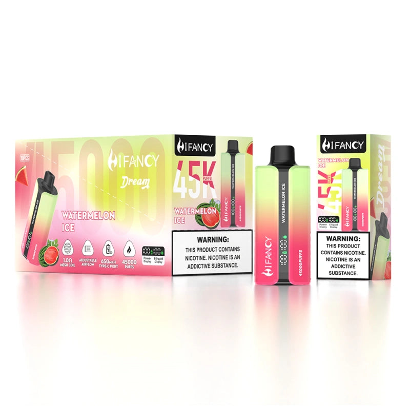 Hifancy 45000 Puffs Disposable Electronic Cigarette Smart Screen Chinese Warehouse Wholesale
