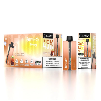 Hifancy 45000 Puffs Disposable Electronic Cigarette Smart Screen Chinese Warehouse Wholesale