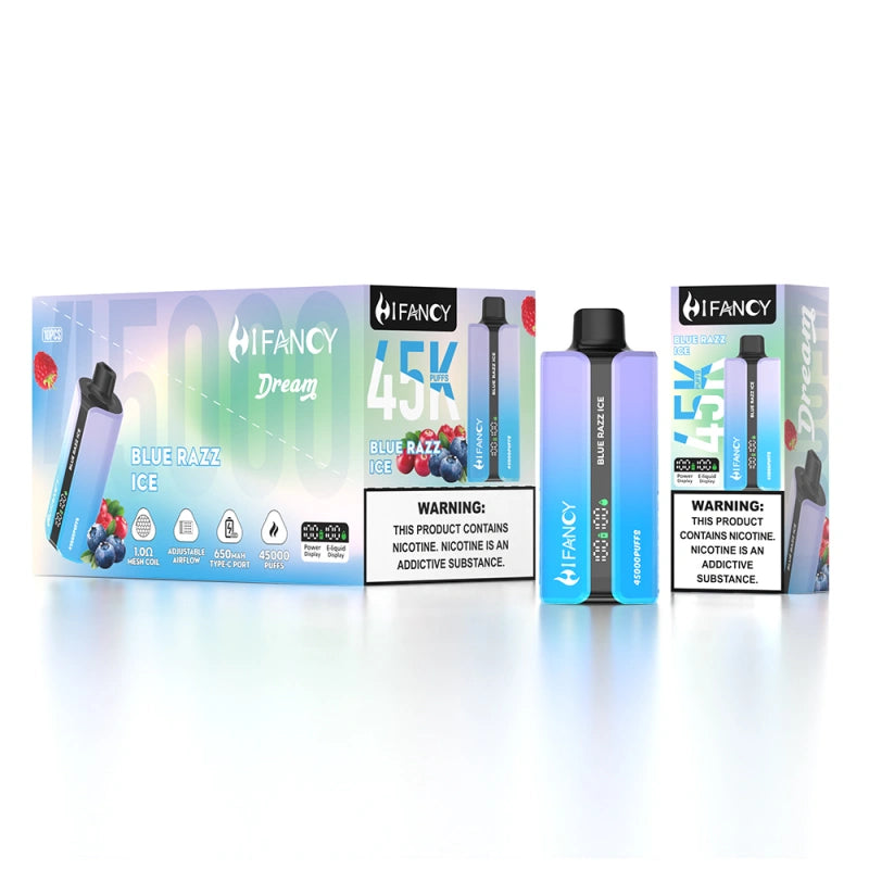 Hifancy 45000 Puffs Disposable Electronic Cigarette Smart Screen Chinese Warehouse Wholesale